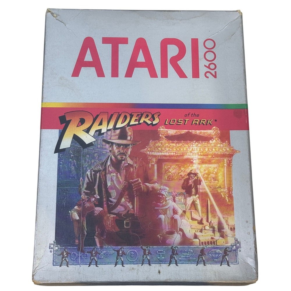 Atari 2600 Raiders of the Lost Ark Video Game‎ CX2659 Box Manual Cartridge